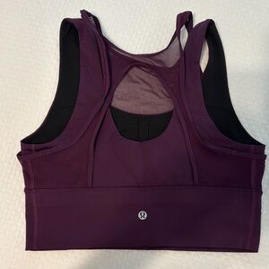 lululemon athletica Purple Sports Bra Racerback Design